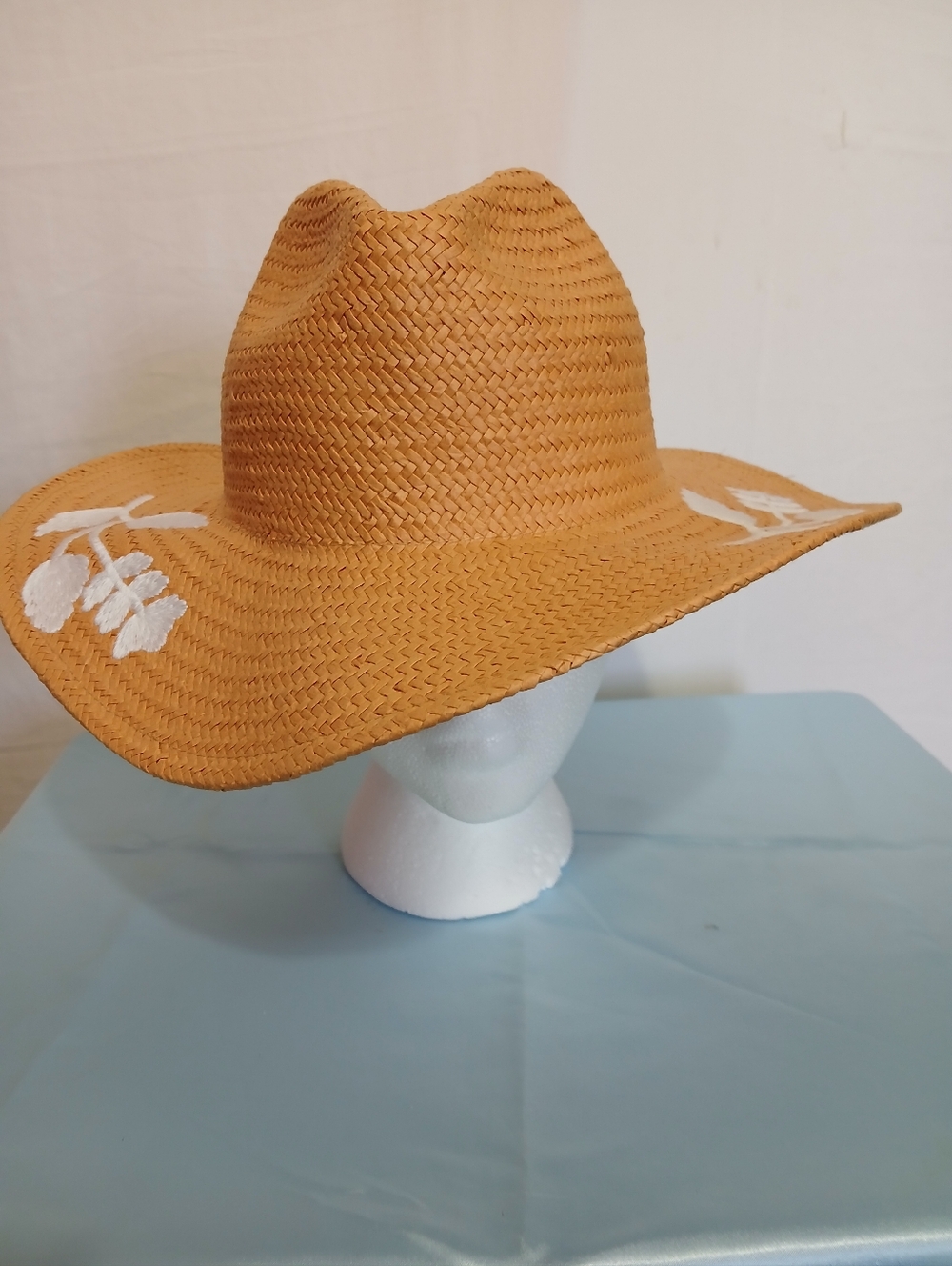 Floral Western Style Straw Sun Hat